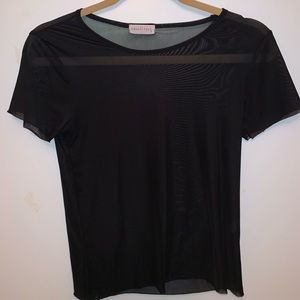 Mesh Crop shirt